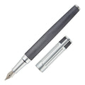 Hugo Boss Fountain Pen Gear Ribs Gunmetal