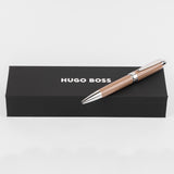 Hugo Boss Ballpoint Pen Icon Camel/Chrome