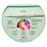 HIMI Semi-Moist Watercolour Set of 38 Pans + Brush Green Case