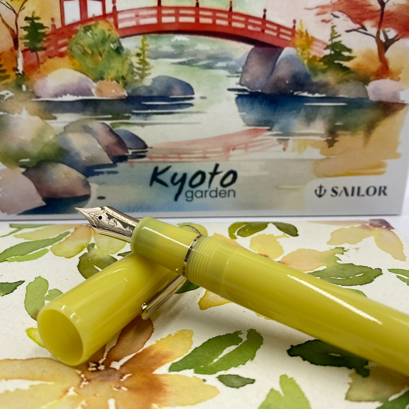Sailor 1911 Large Fountain Pen Ringless Kyoto Garden Icho Limited Edition