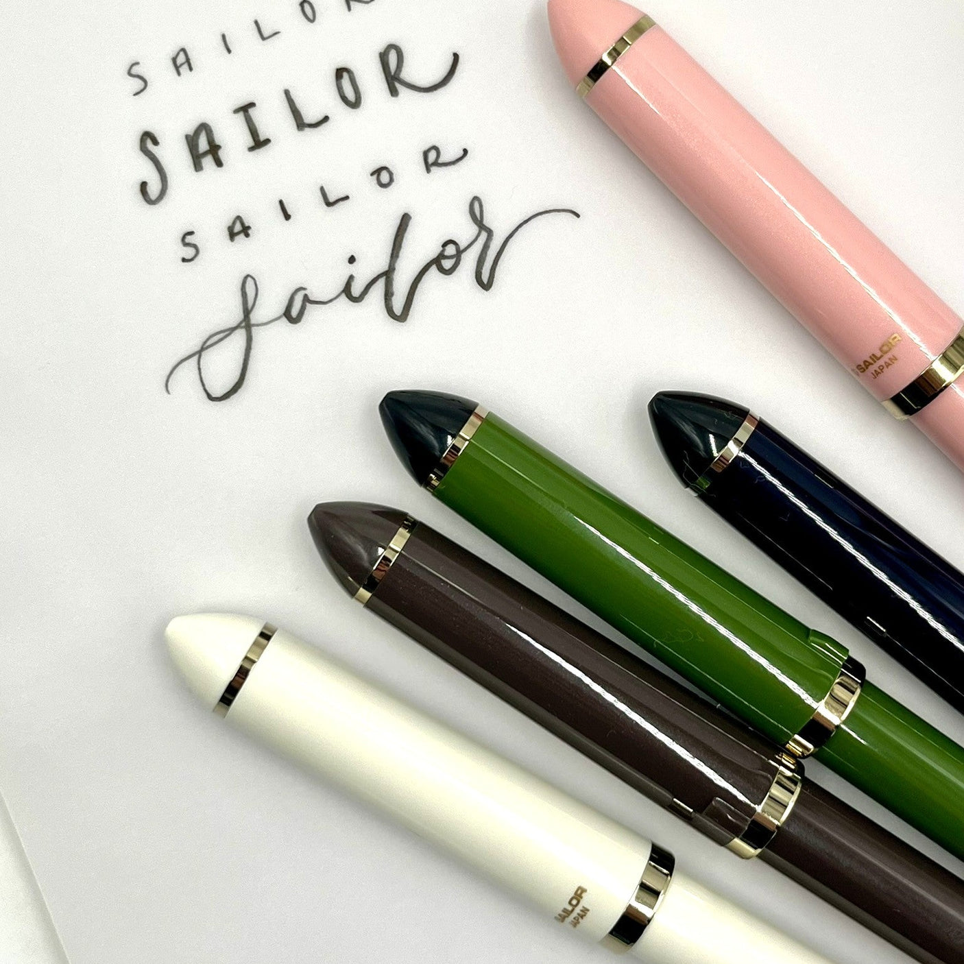 Sailor Fude de Mannen Calligraphy Fountain Pen Green