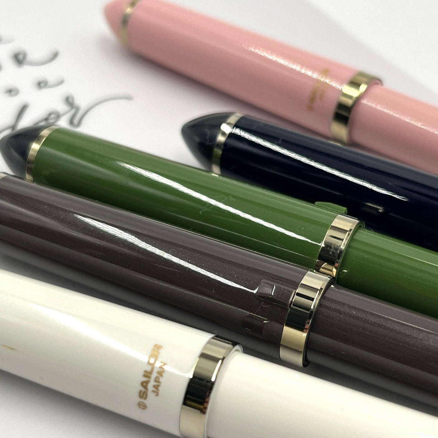 Sailor Fude de Mannen Calligraphy Fountain Pen Green