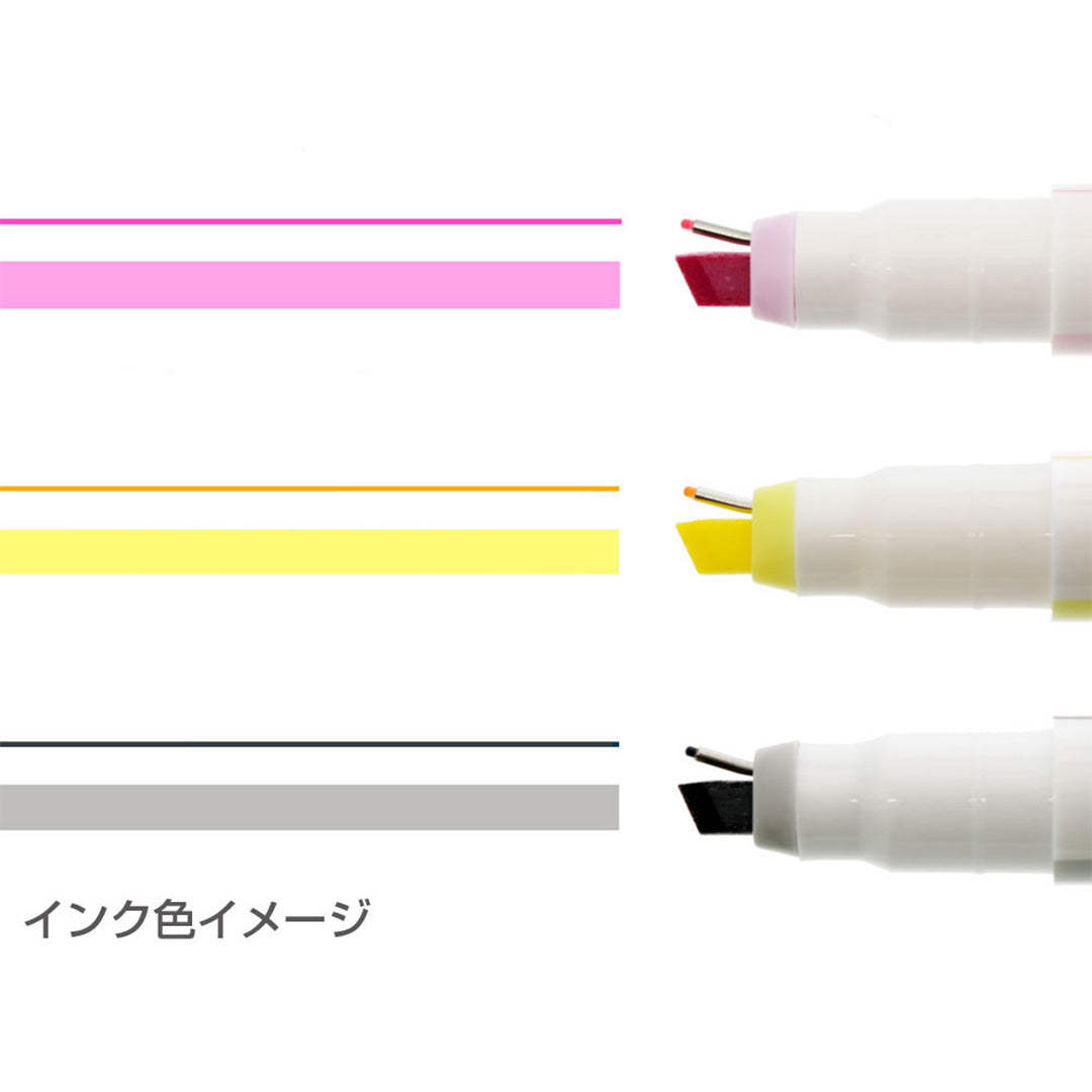 Sun-Star NINIPIE Highlight and Mark Pen Set of 3