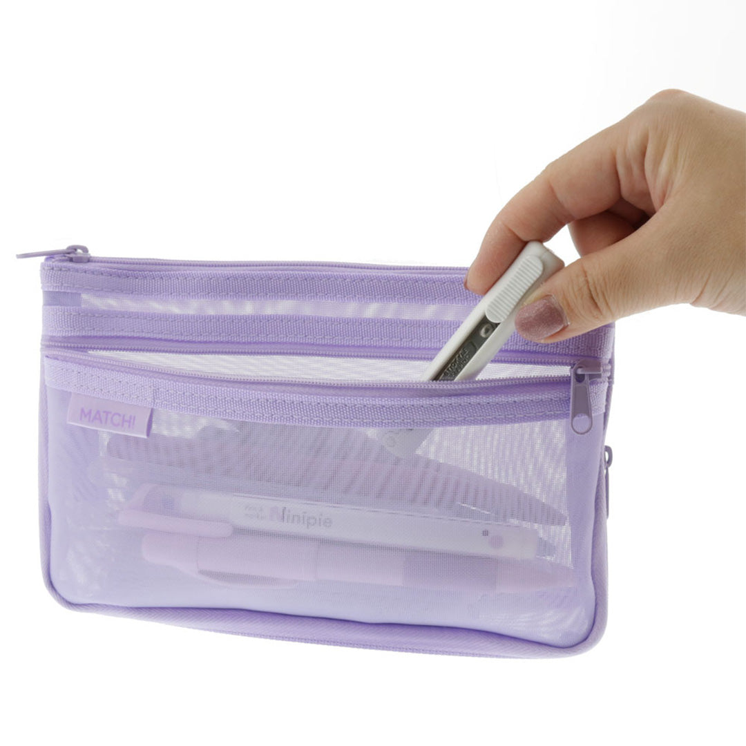 Sun-Star Match Mesh Pen Pouch