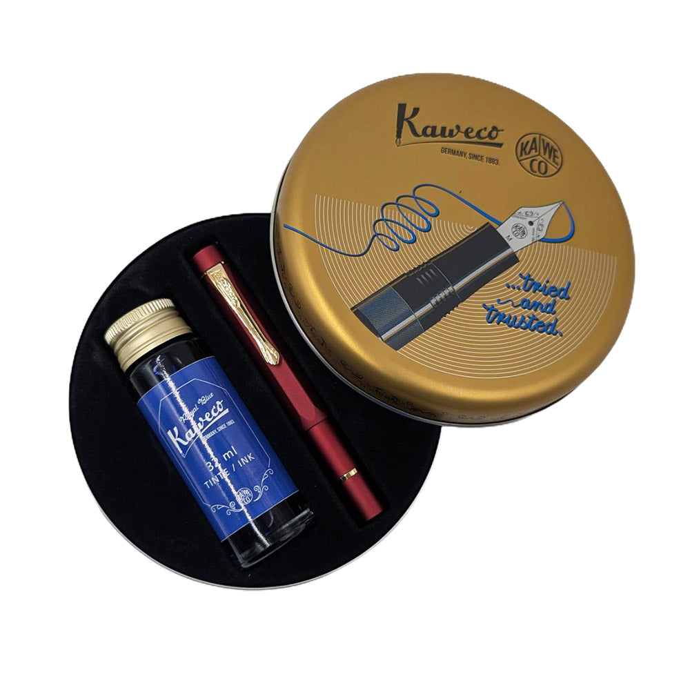 Kaweco Sport Piston Filler Starter Set Fountain Pen Bordeaux