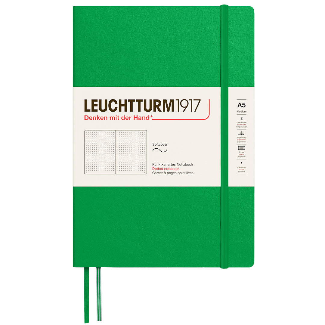 LEUCHTTURM1917 Softcover Notebook Medium A5 Spring Leaf