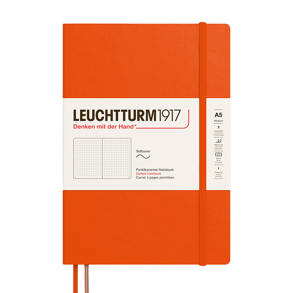LEUCHTTURM1917 Softcover Notebook Medium A5 Pumpkin