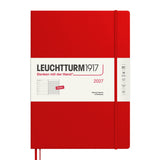 LEUCHTTURM1917 Weekly Planner & Notebook 2027 Hardcover Master A4+ Cherry