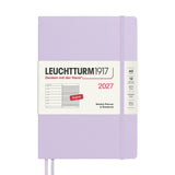 LEUCHTTURM1917 Weekly Planner & Notebook 2027 Hardcover Medium A5 Lilac