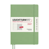 LEUCHTTURM1917 Weekly Planner & Notebook 2027 Hardcover Medium A5 Sage