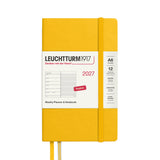 LEUCHTTURM1917 Weekly Planner & Notebook 2027 Hardcover Pocket A6 Sunflower