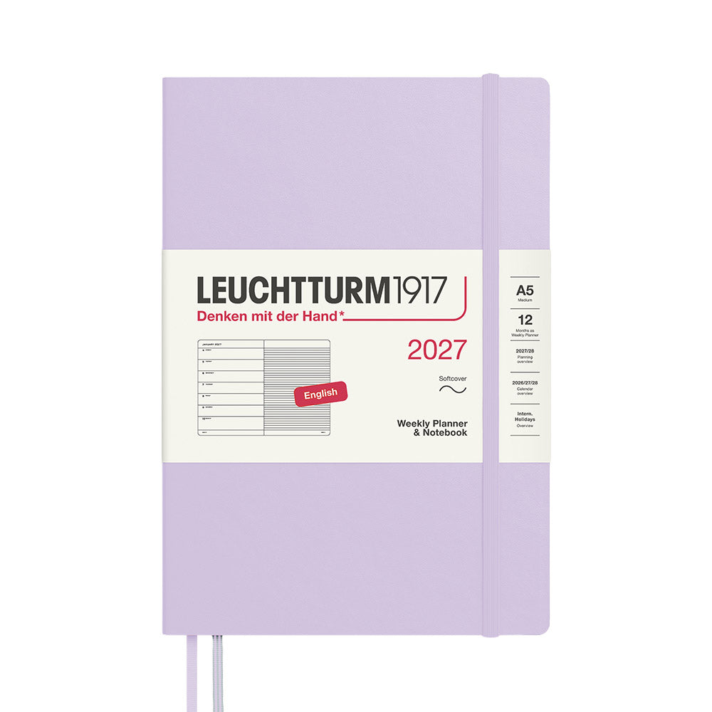 Agenda 12m A5 Settimanale Soft Con Note 2027 Lilac — immagine 2