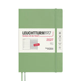 LEUCHTTURM1917 Weekly Planner & Notebook 2027 Softcover Medium A5 Sage