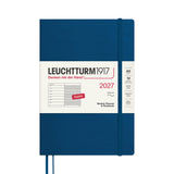 LEUCHTTURM1917 Weekly Planner & Notebook 2027 Softcover Medium A5 Indigo