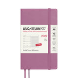 LEUCHTTURM1917 Weekly Planner & Notebook 2027 Softcover Pocket A6 Dusty Rose