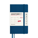 LEUCHTTURM1917 Weekly Planner 2027 Pocket A6 Indigo