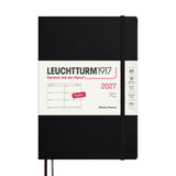 LEUCHTTURM1917 Weekly Planner 2027 Softcover Medium A5 Black