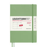 LEUCHTTURM1917 Weekly Planner 2027 Softcover Medium A5 Sage