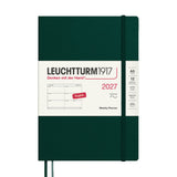LEUCHTTURM1917 Weekly Planner 2027 Softcover Medium A5 Forest Green
