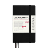 LEUCHTTURM1917 Daily Planner 2027 Hardcover Pocket A6 Black
