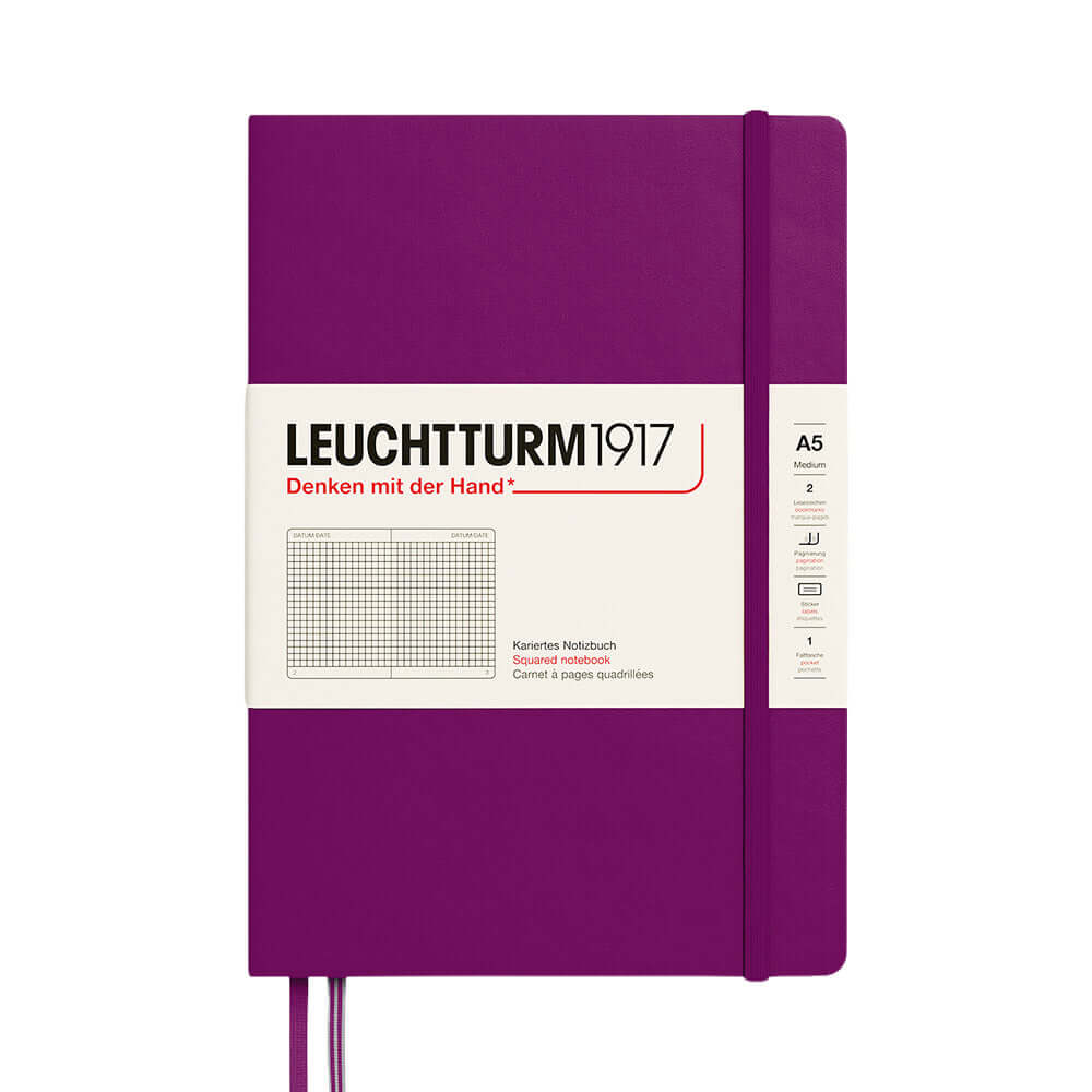 LEUCHTTURM1917 Hardcover Notebook Medium Burgundy