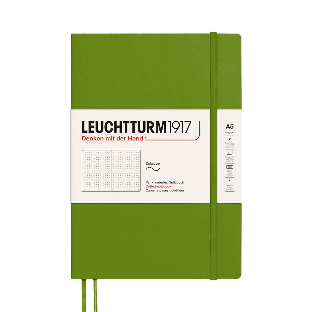 LEUCHTTURM1917 Softcover Notebook Medium Moss