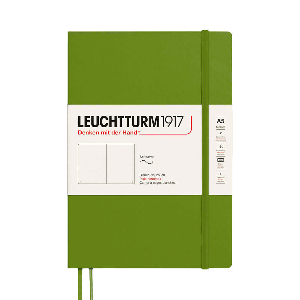 LEUCHTTURM1917 Softcover Notebook Medium Moss