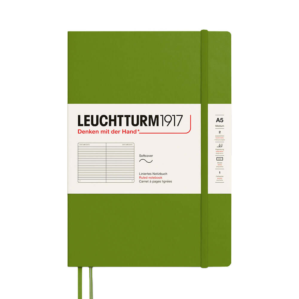 LEUCHTTURM1917 Softcover Notebook Medium Moss