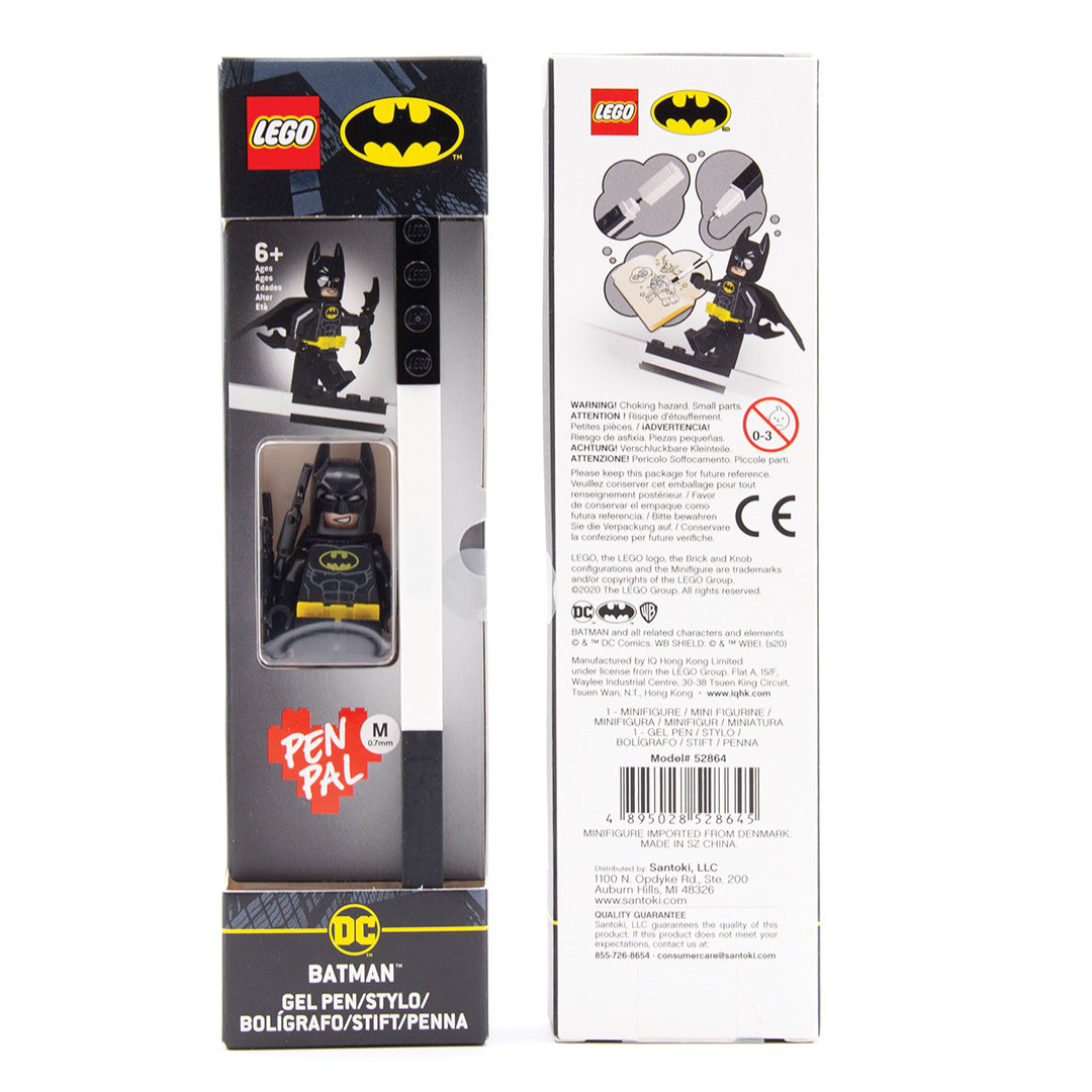 LEGO DC Batman Pen Pal Gel Pen and Minifigure Set
