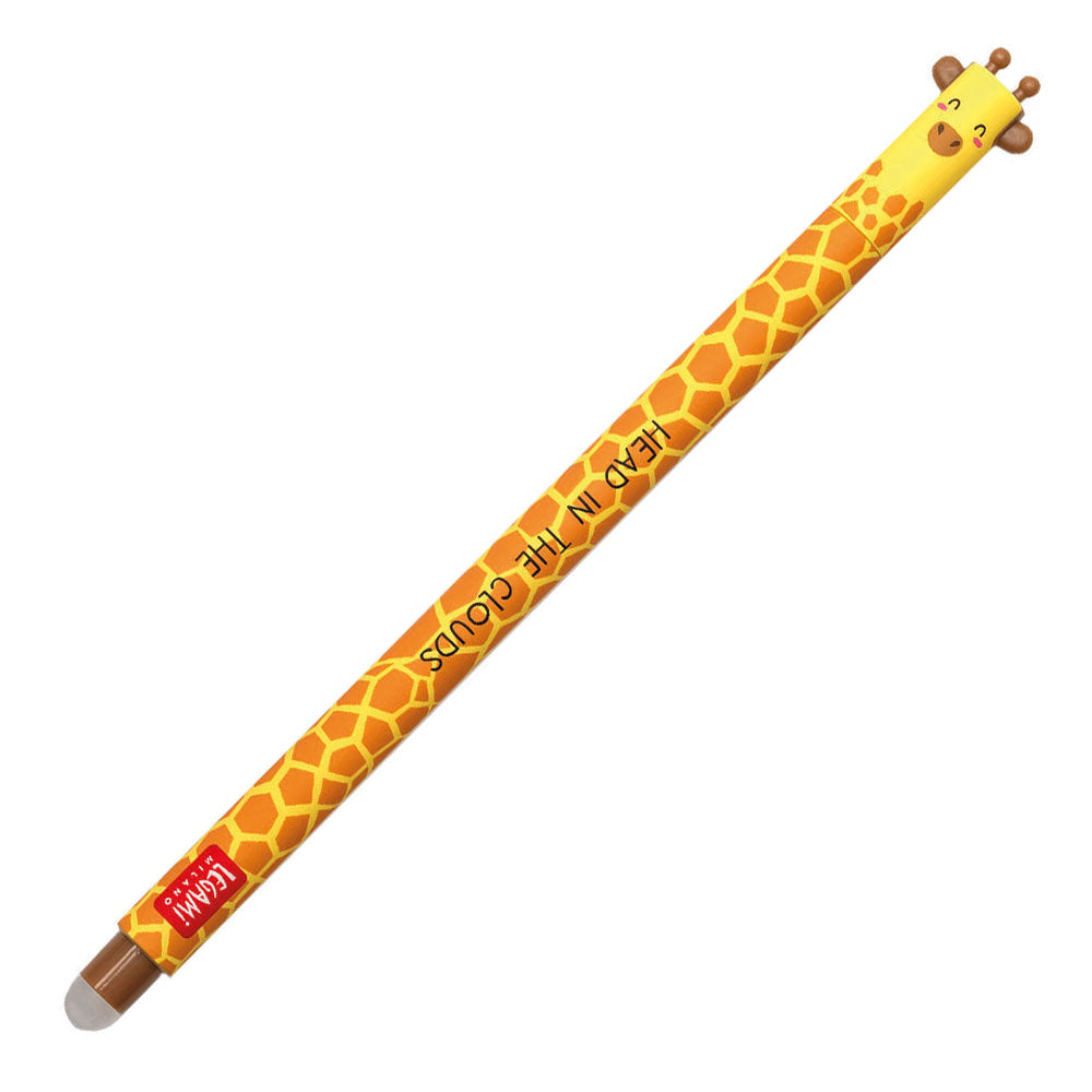 Legami Set Of 3 Erasable Pens Savannah Lion & Elephant & Giraffe by Legami at Cult Pens