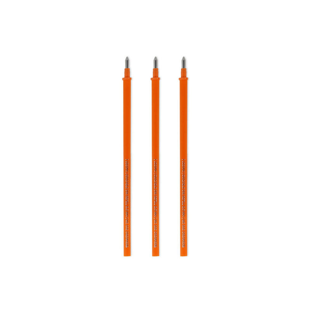 Legami Refill Erasable Pen Orange Pack Set of 3 by Legami at Cult Pens