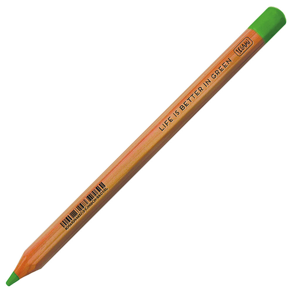 Legami Life Is Better In Jumbo Fluorescent Coloured Pencils Green by Legami at Cult Pens