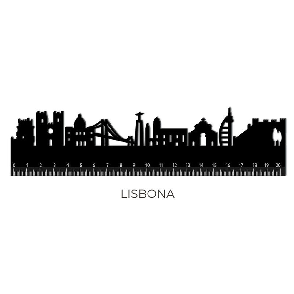 Legami Follow The Skyline Ruler Lisbon by Legami at Cult Pens