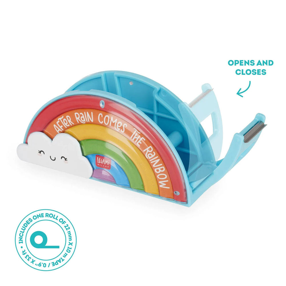 Legami Tape Dispenser Follow The Rainbow by Legami at Cult Pens