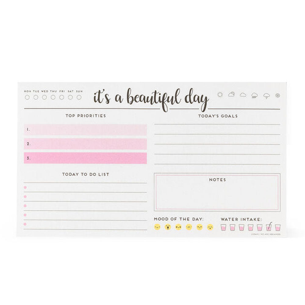 Legami Paper Thoughts Notepad Beautiful Day