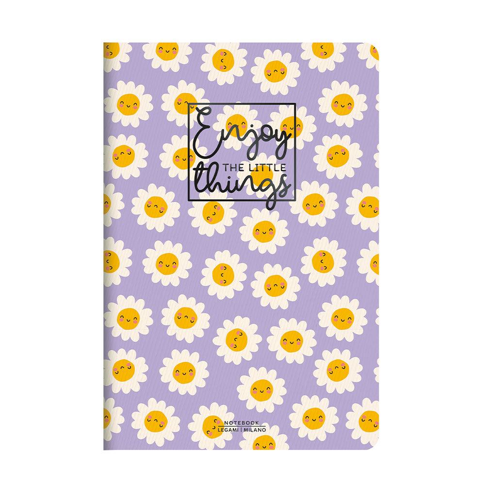 Legami Quaderno Medium Notebook Enjoy The Little Things by Legami at Cult Pens