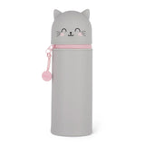 Legami Kawaii 2-in-1 Soft Silicone Pencil Case Kitty