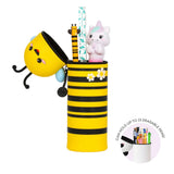 Legami Kawaii 2-in-1 Soft Silicone Pencil Case Bee