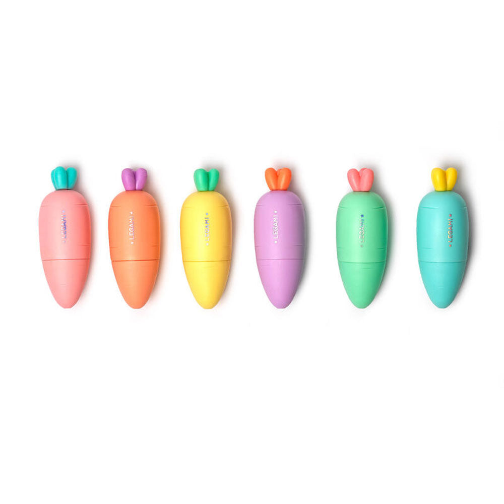 Legami Carrate Mini Highlighters set of 6 by Legami at Cult Pens
