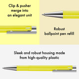 Lamy Logo M+ Ballpoint Pen Neon Yellow