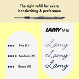 Lamy Logo M+ Ballpoint Pen Neon Yellow