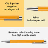 Lamy Logo M+ Ballpoint Pen Neon Orange