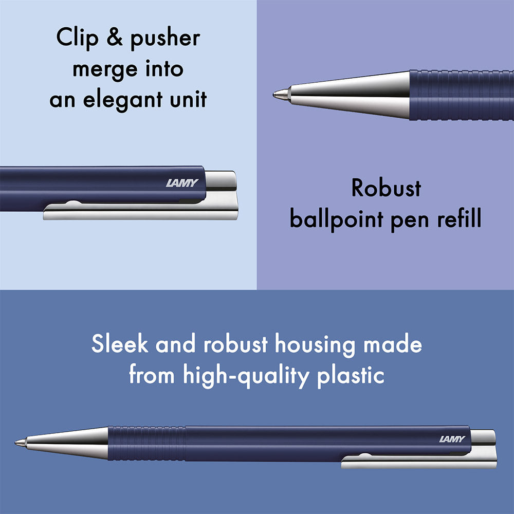Lamy Logo M+ Ballpoint Pen Dark Dusk