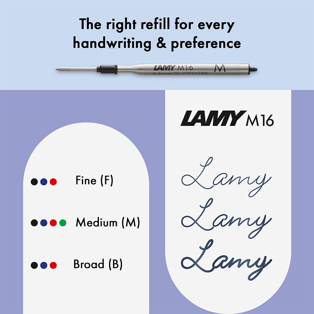 Lamy Logo M+ Ballpoint Pen Aubergine