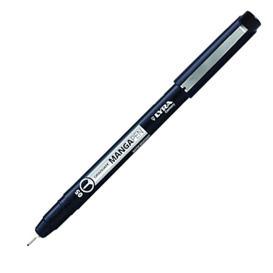 Lyra Graduate Manga Black and Sepia Pen Set of 5