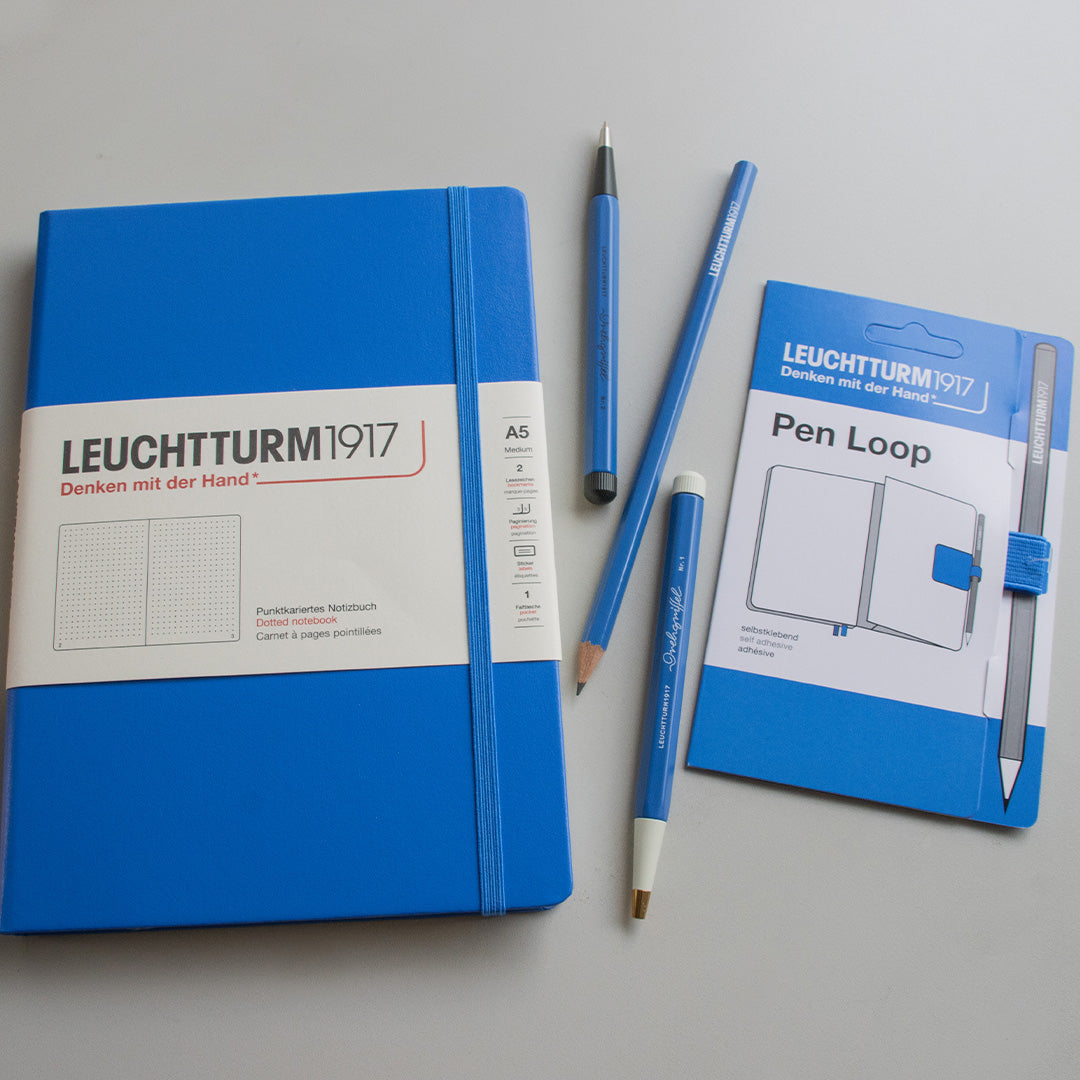 Leuchtturm1917 Jottbook Medium Ice Blue/Royal Blue Dotted