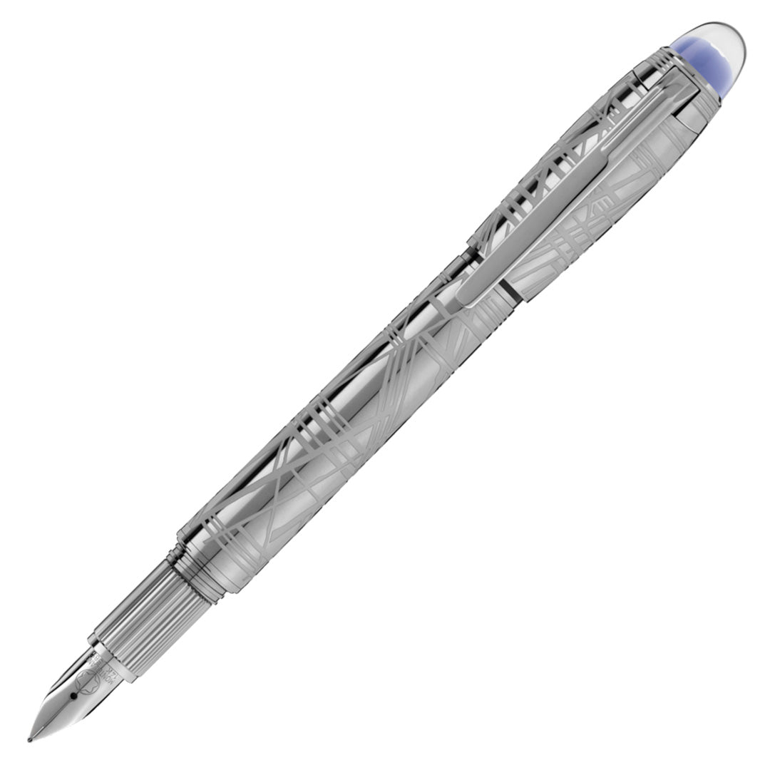 Montblanc Starwalker SpaceBlue Metal Fountain Pen