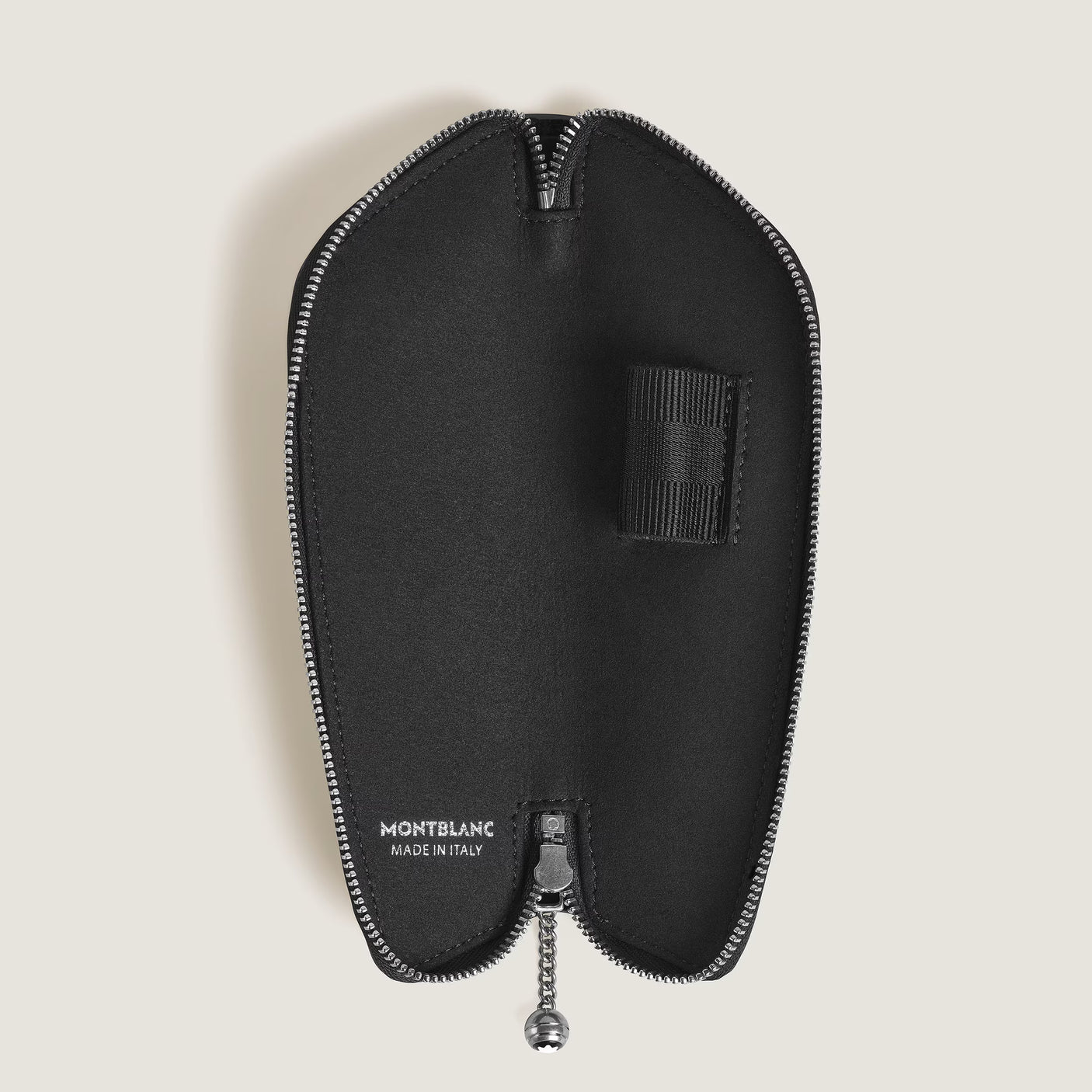 Montblanc Meisterstuck 1 Pen Pouch Black Croco-embossed