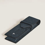 Montblanc Meisterstuck Sartorial 2 Pen Pouch Tweed Blue