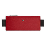 Montblanc 2 Pen Elastic Zip Pouch Red